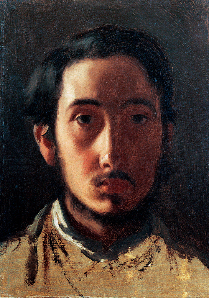  埃德加·德加 Edgar Degas—— 自画像 (3)